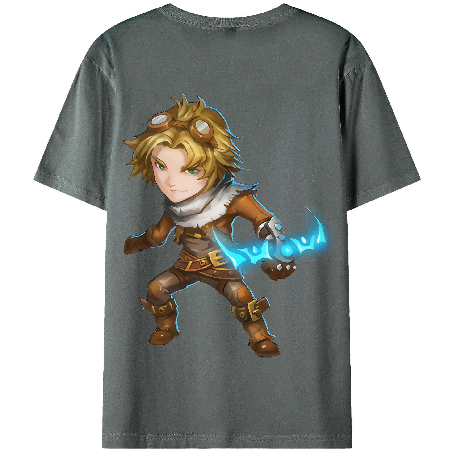 リーグ・オブ・レジェンド League of Legends LOL 綿100％半袖Tシャツ（背面プリント）